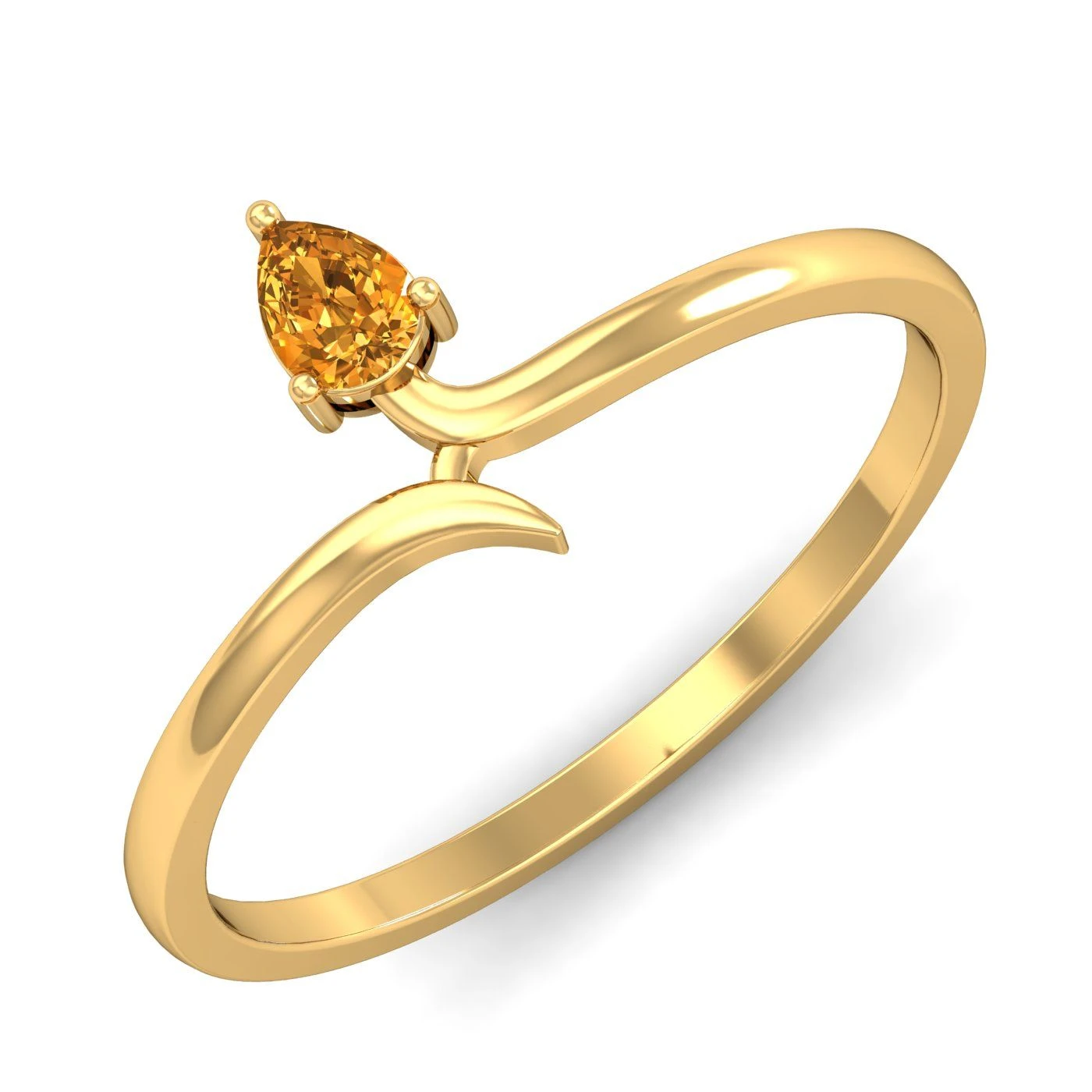 18KT Gold Topaz Ring